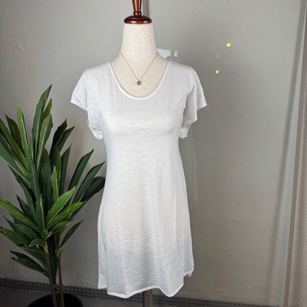 Balance‎ Collection Beach Coverup Women S Semi-Sheer White Strappy Back Vacation